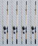 SET 4 Lansete PROFL DUAL FORCE Feeder 2,70m+4 Mulinete SAIMINO X4000