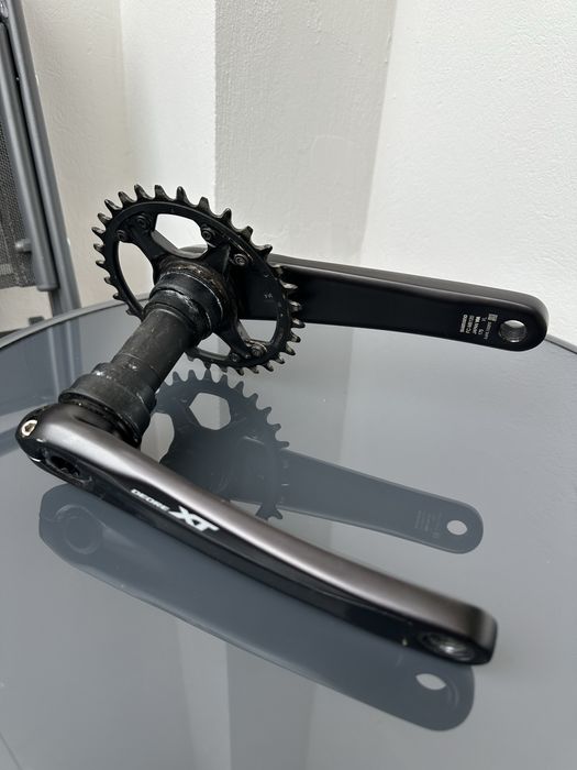 Курбели с плоча SHIMANO Deore XT FC-M8120 + СРЕДНО ДВИЖЕНИЕ BB-MT500