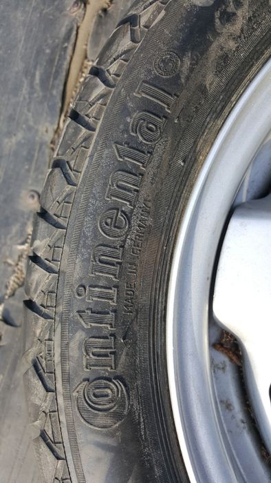 Желязна джанта 4х100 за опел с нова гума 185 55 15