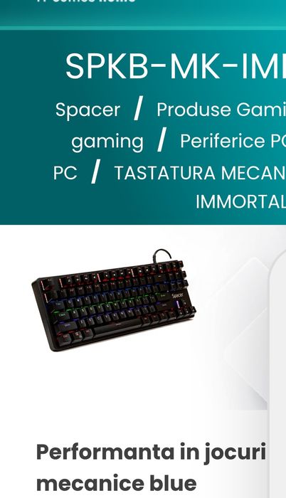 Tastatură noua mecanică