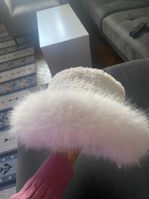 Caciula alb blanita S/M