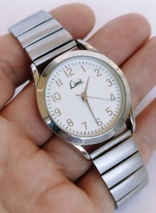 Ceas bărbătesc Limit cu quartz, carcasă și curea din oțel inoxidabil.