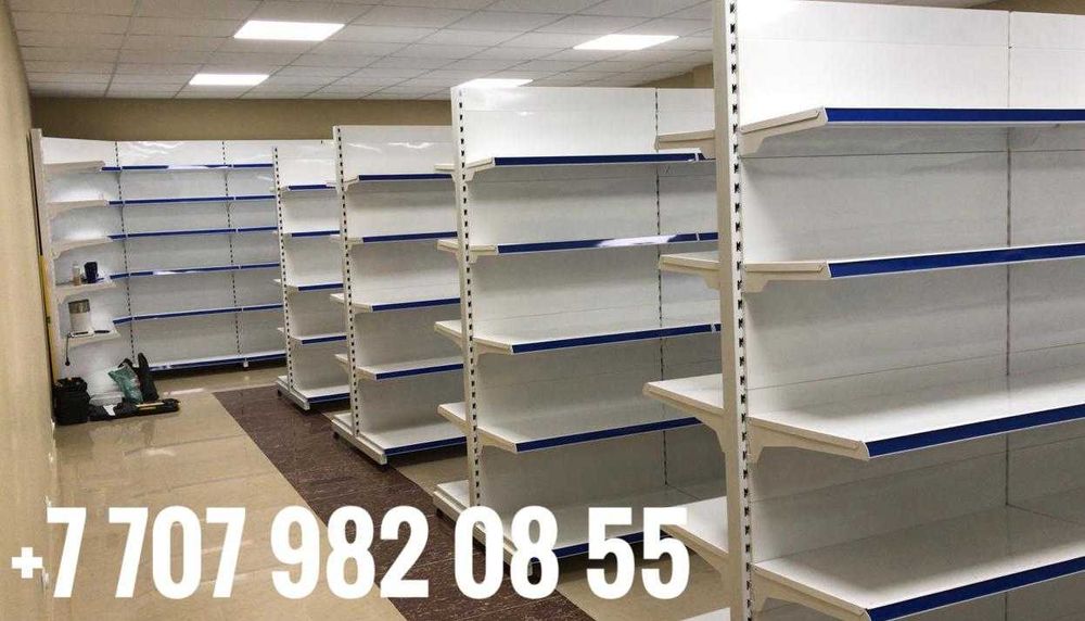 Двусторонние, островные, перфорированные стеллажи, Уральск