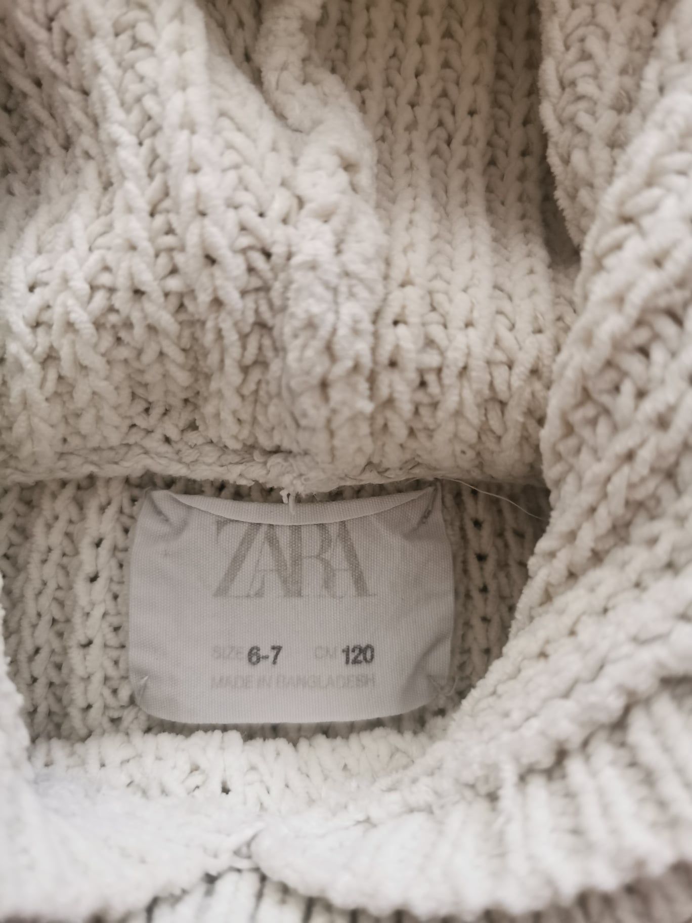 Детски пуловер Zara за 6-7