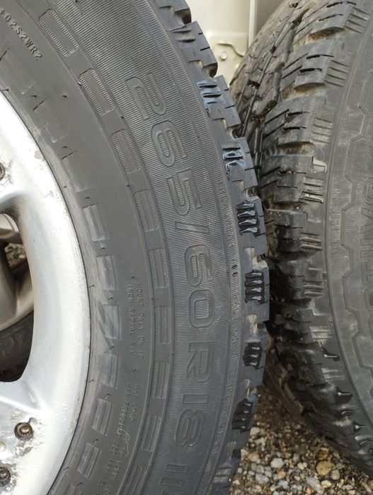 Гуми и джанти за Mitsubishi Paiero 265/60/18 2004 г