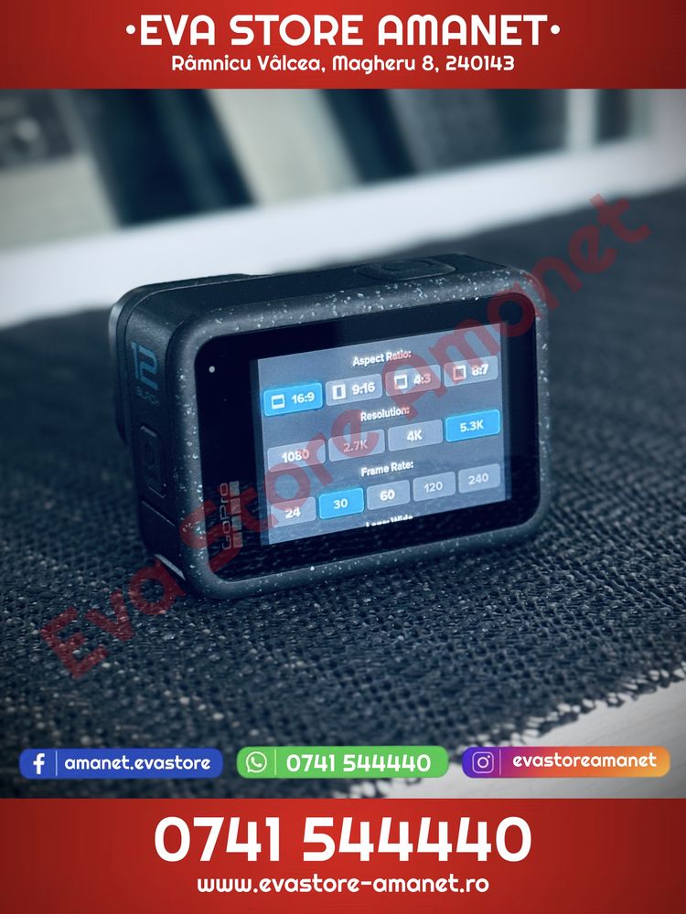 Camera video sport GoPro Hero 12 Black 5.3K HyperSmooth 6.0