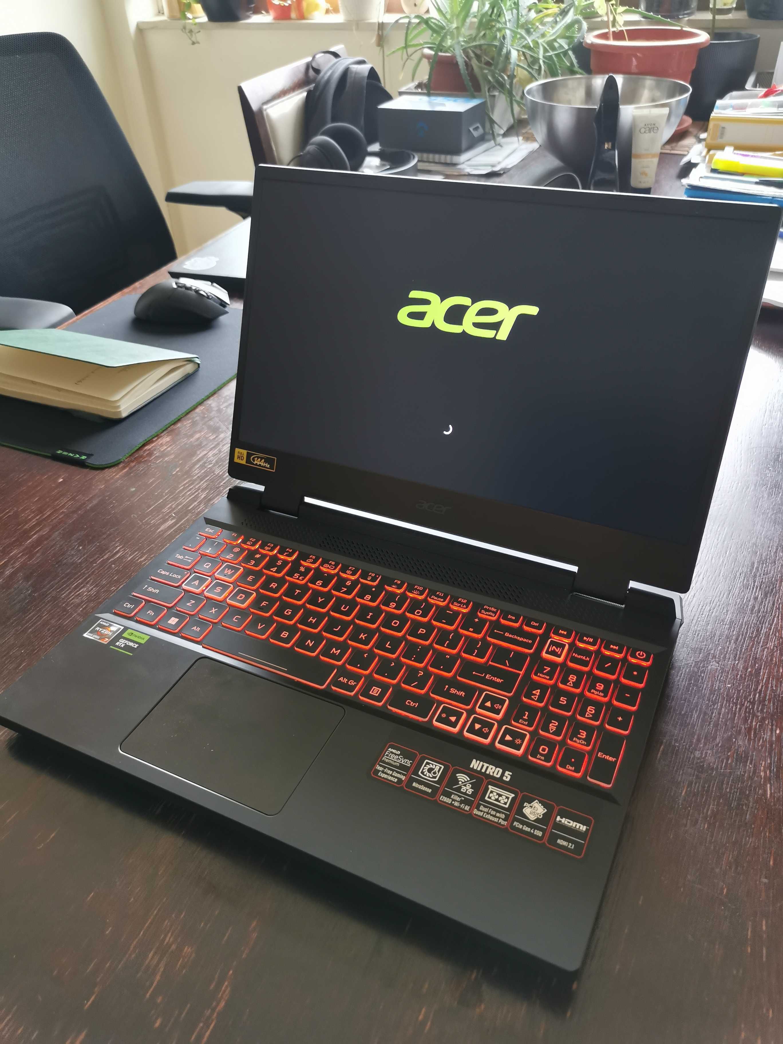 Laptop Gaming Acer Nitro 5, Ryzen7 6800H, NVIDIA GeForce RTX 3070 Ti