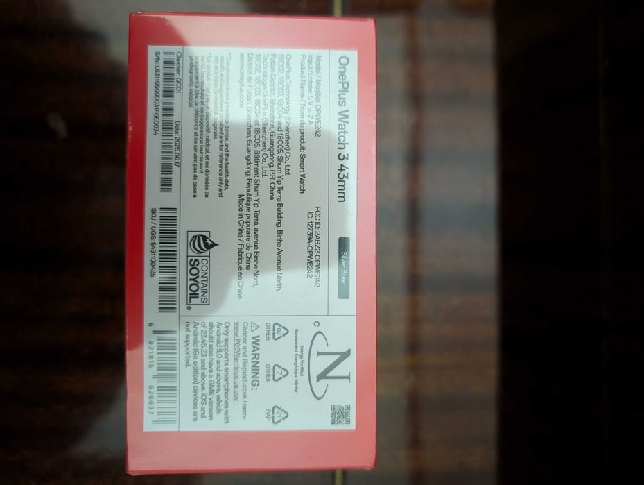 OnePlus Watch 3. 43mm. Белый