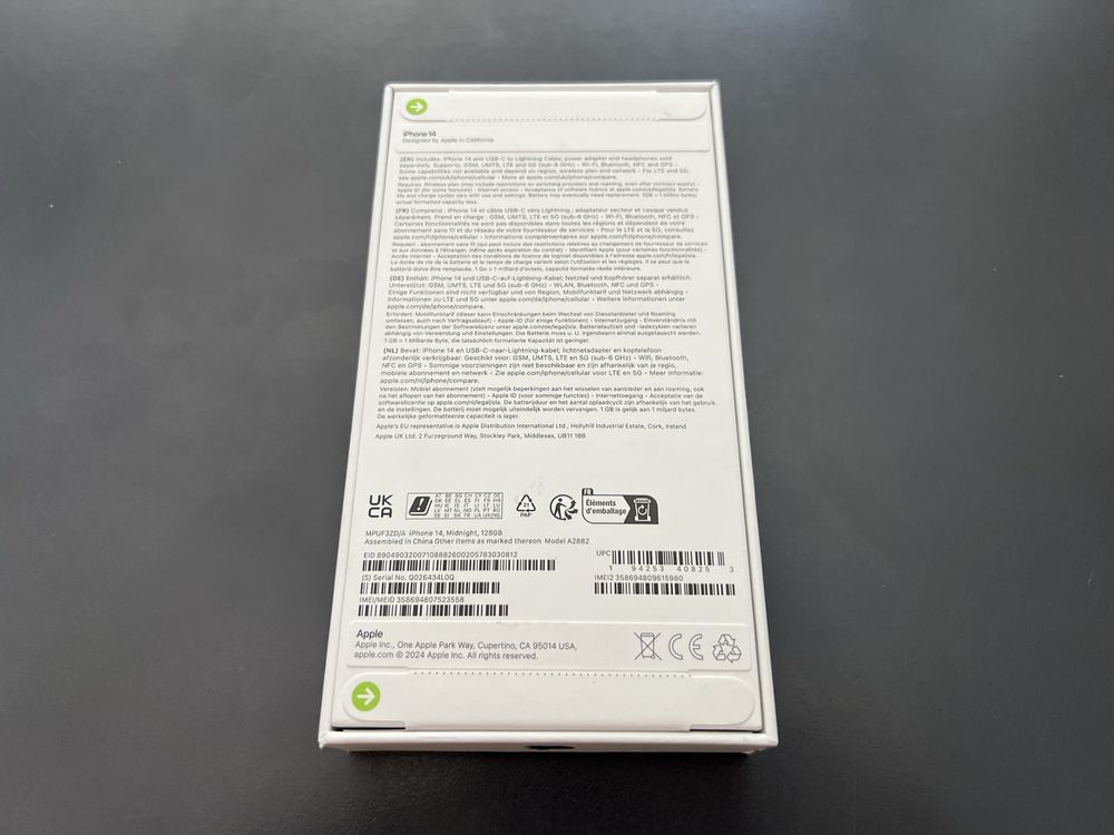 Продавам Apple iPhone 14 128GB-НОВ