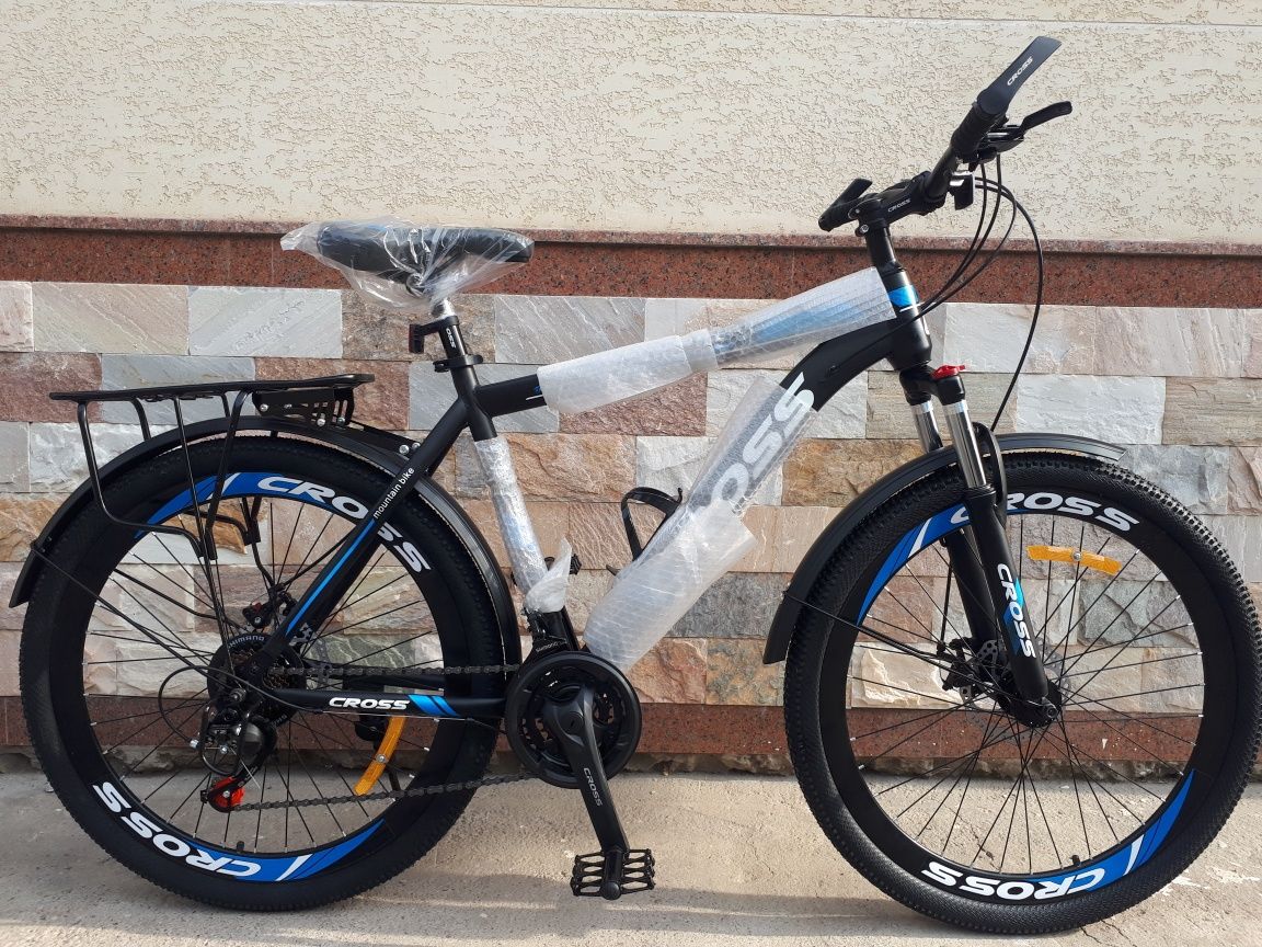 Новый велосипед CROSS колесо-26 доставка бесплатно