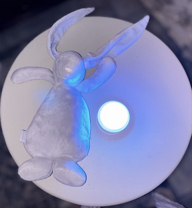 Iepuras lampa de veghe si muzicala Moonie