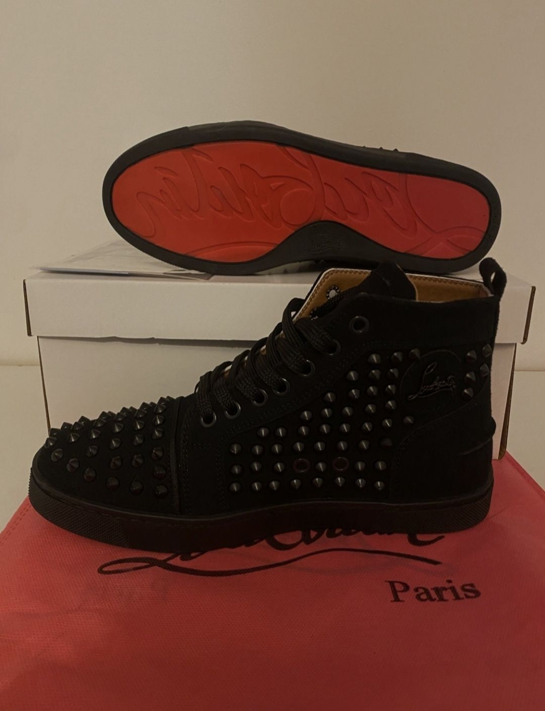 Adidași Christian Louboutin high