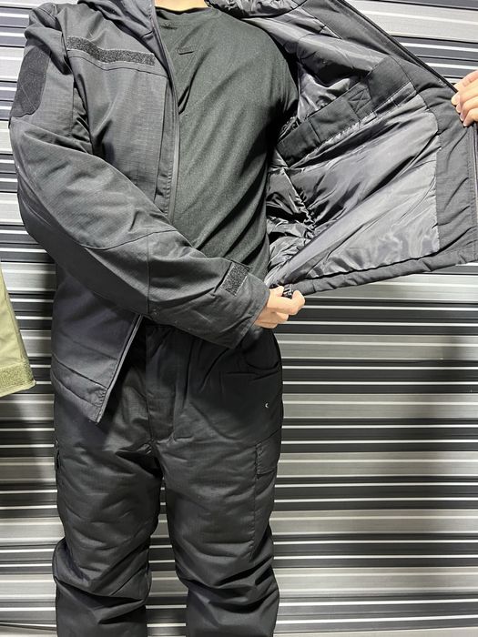 Зимная куртка и брюк утепленная. Тактический бушлат. Harbiy bushlat