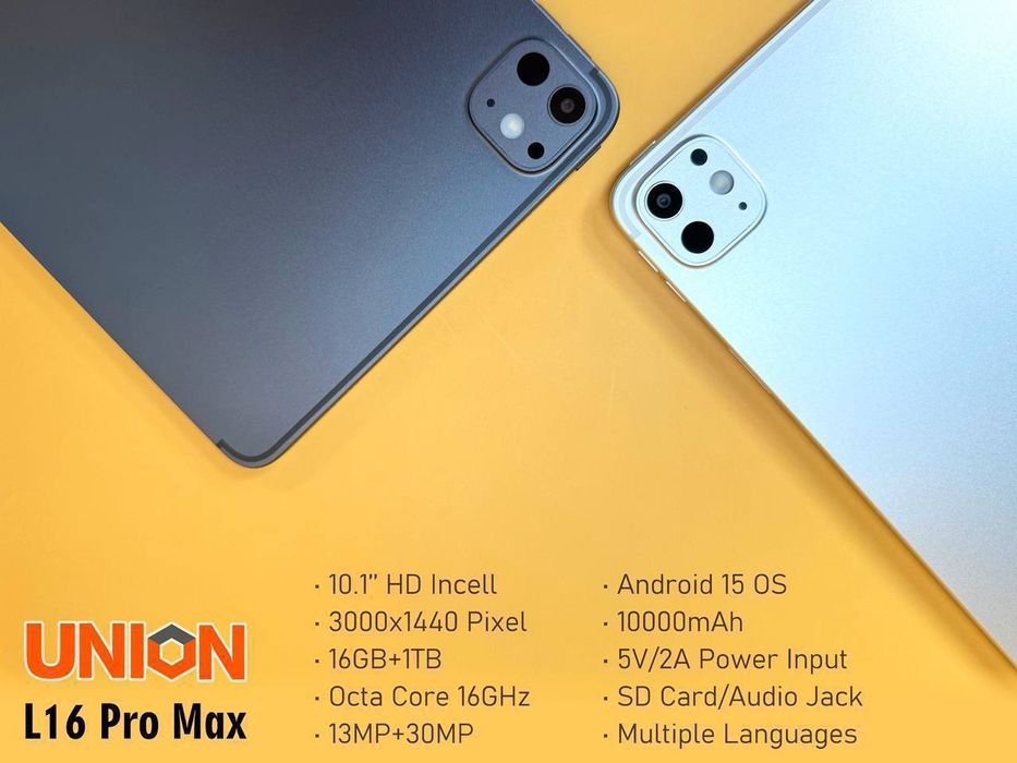 Планшет UNION I16 Pro Max