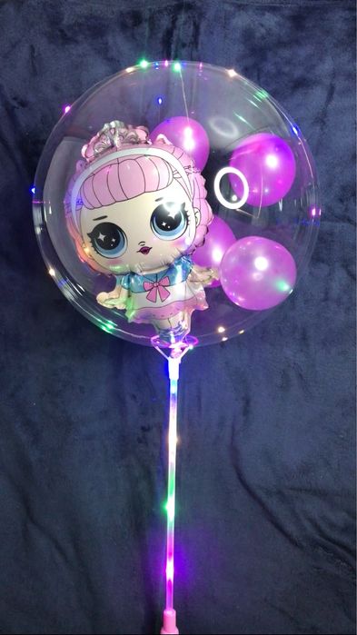 Отличный подарок светящиеся шар с мультяшкой #3