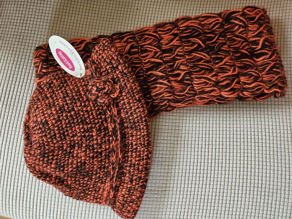 Комплект шапка и шал