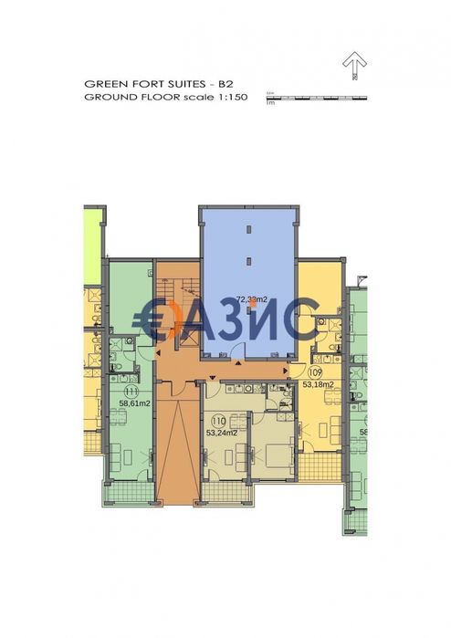 Продава се Двустаен апартамент в Свети Влас - 62 кв.м за 2726 €/кв.м - Снимка #5