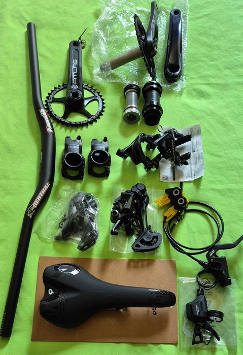 Нови Shimano, Sram, Ultegra, Prologo, Race face, RENTHAL FATBAR