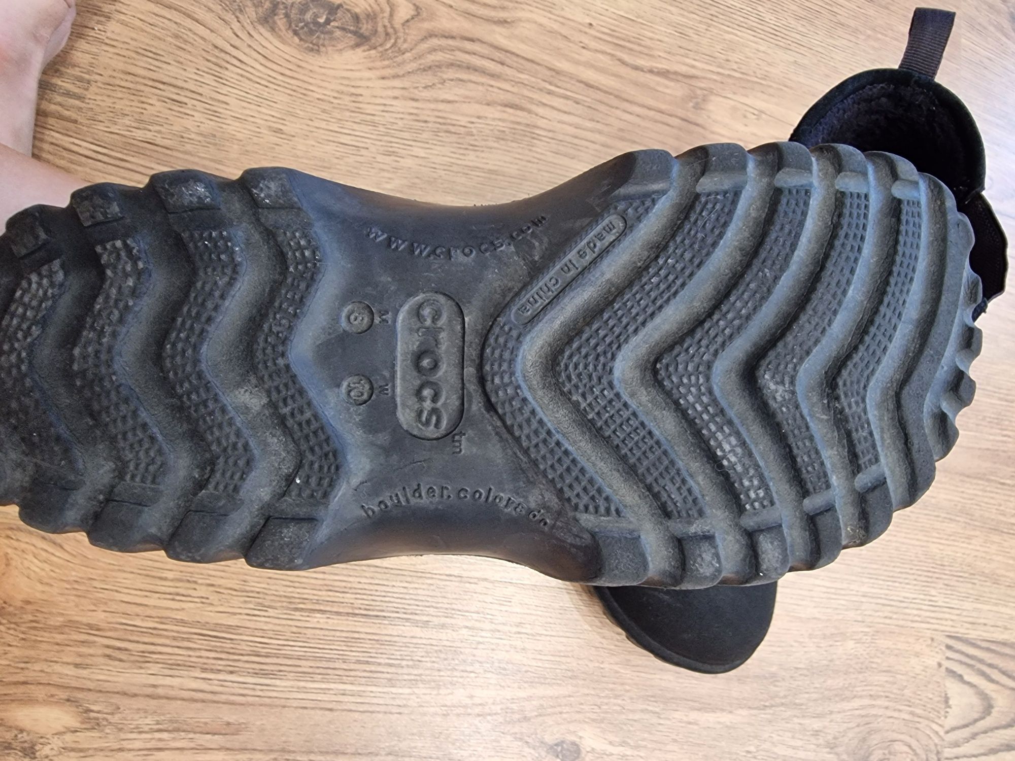 Crocs ботуши с естествена кожа /Размер M8/W10