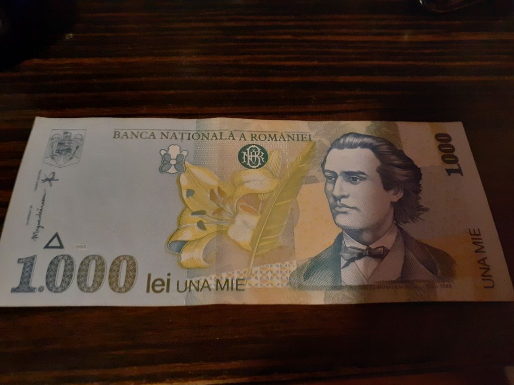 Bancnote 1000 lei din 1998