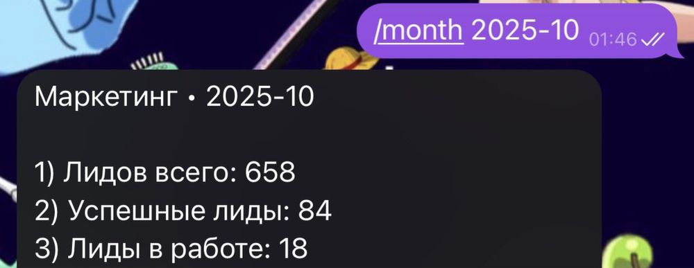 Автоматизация процессов и разработка Телеграм ботов.