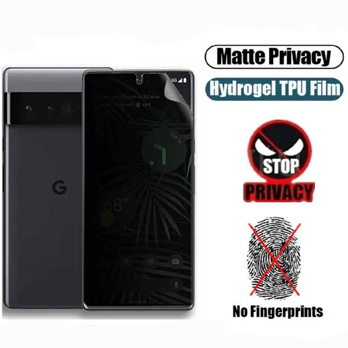 Folie Silicon Mat Privacy Google Pixel 9 Pro XL 8 7 6 5 4 10