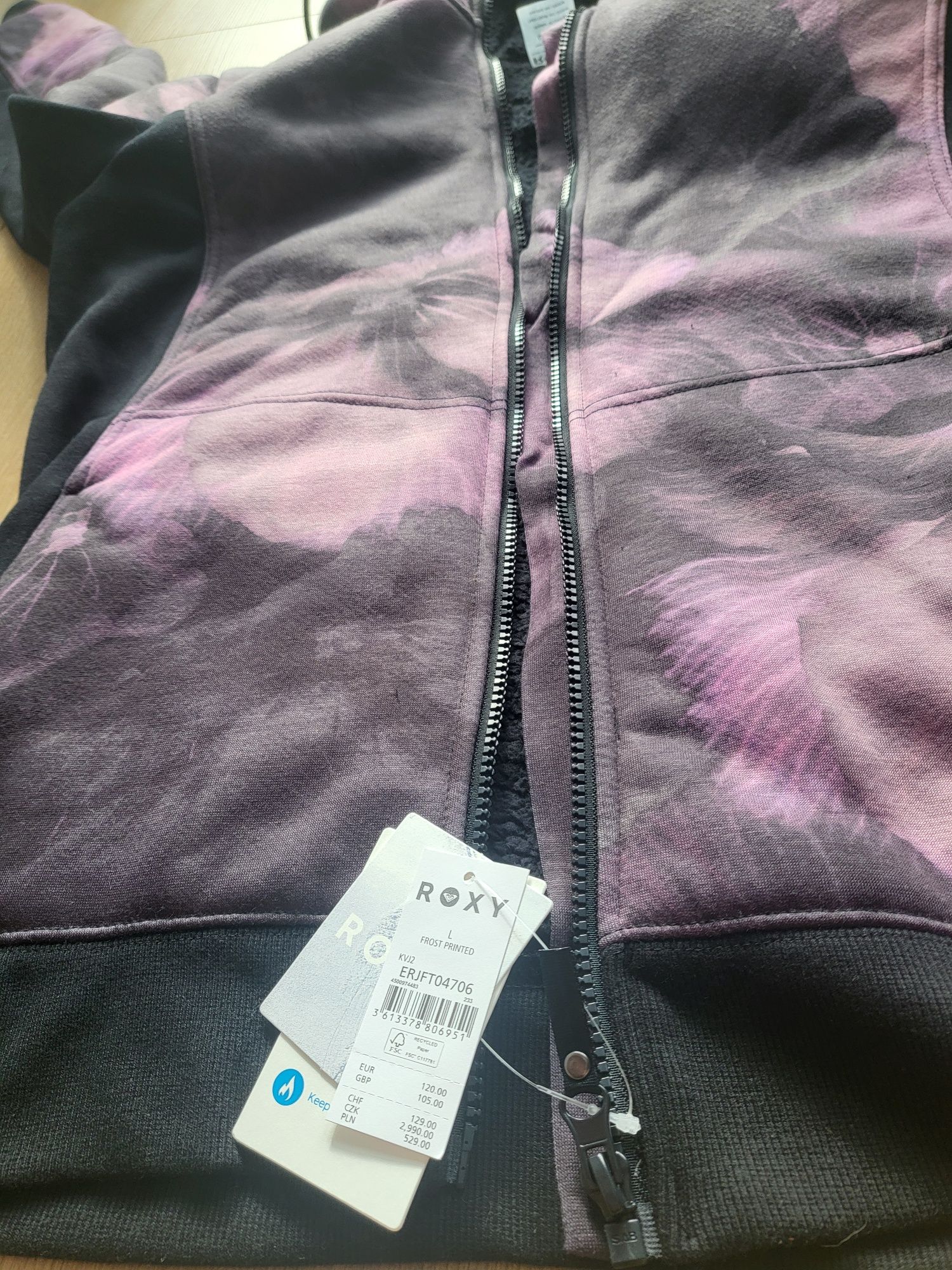 Ново Roxy L Frost Printed с Warm Flight изолация
