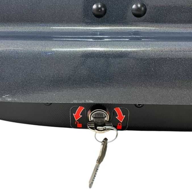 Автобокс Junior Altro 140x90x38cm с 70 mm крепежи, 370 литра