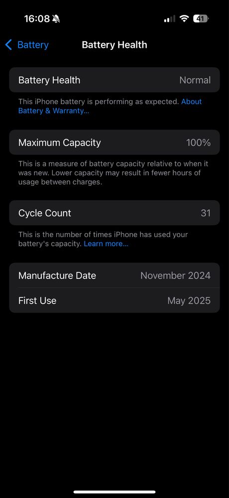 Iphone 16 pro 256 GB Black