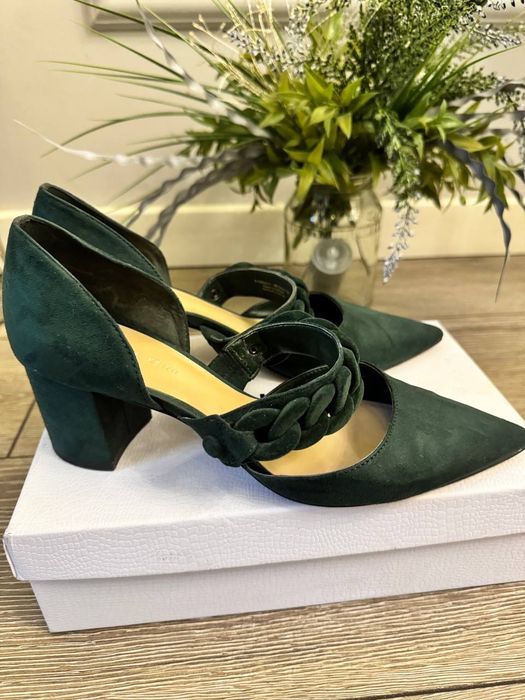 Туфли женские замшевые