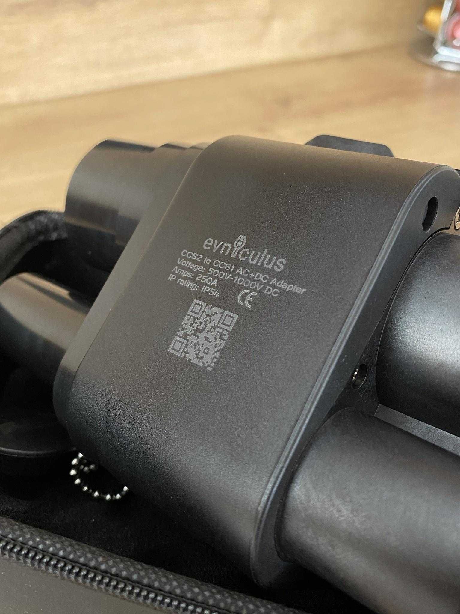 Адаптер CCS2-CCS1 DC+AC 250кВт 500А Адаптор Преходник Американски Коли