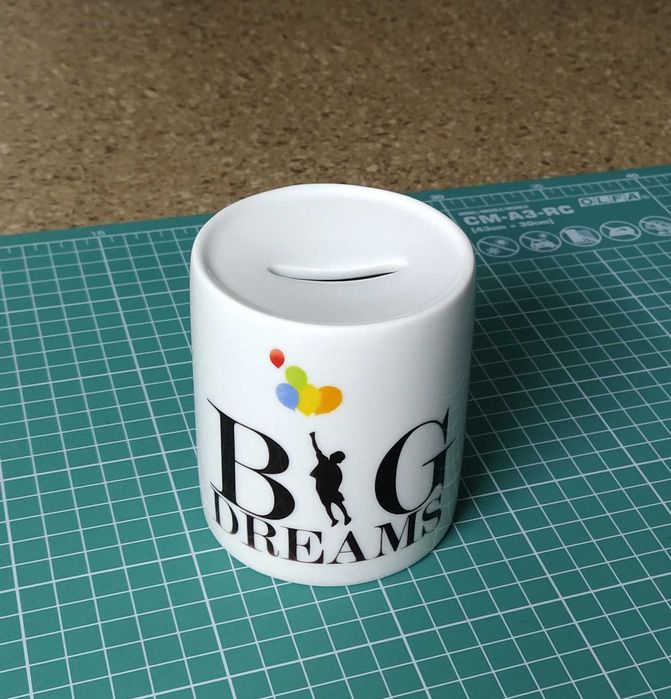Pusculita / tips box / recipient monede personalizabil