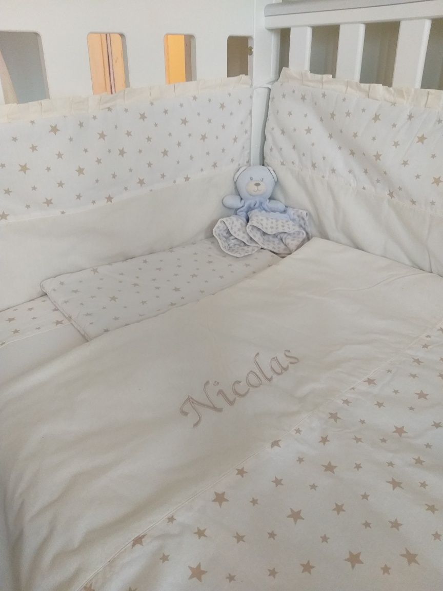 Lenjerie de pat bebe băiat Nicolas