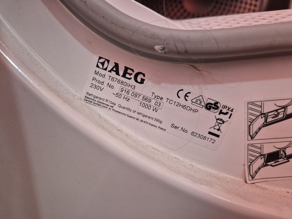 Сушилня AEG термопомпа