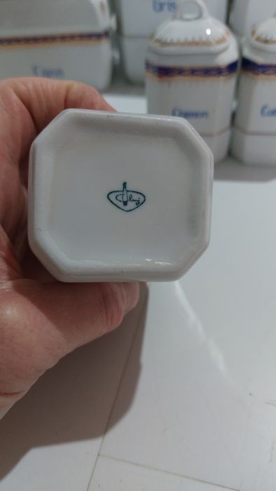 set condimente porțelan