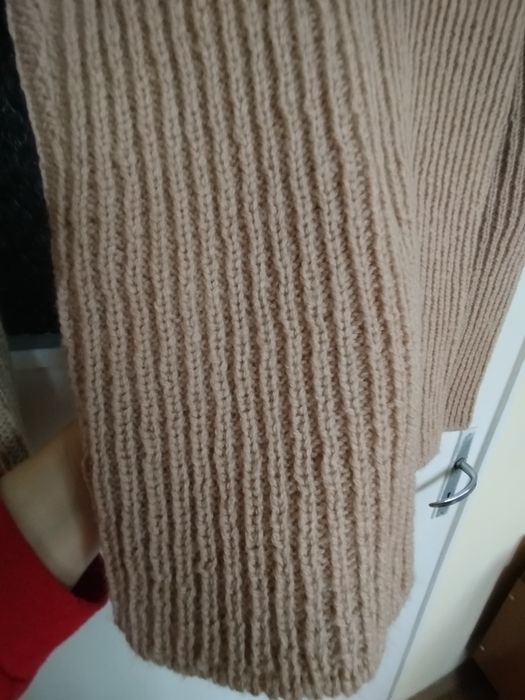 Памучна ръчно плетена блуза л размер