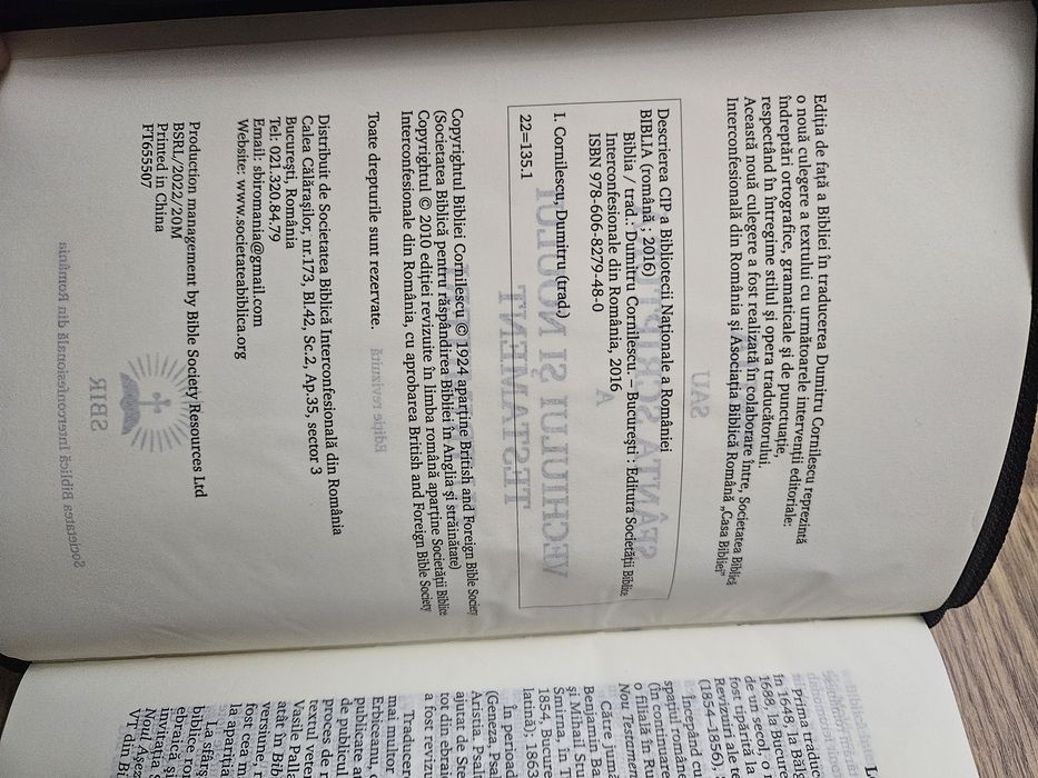 Biblia ediție de lux (fermoar, aurita, index, cuv. Domnului in rosu)