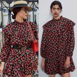 Zara рокля на цветя