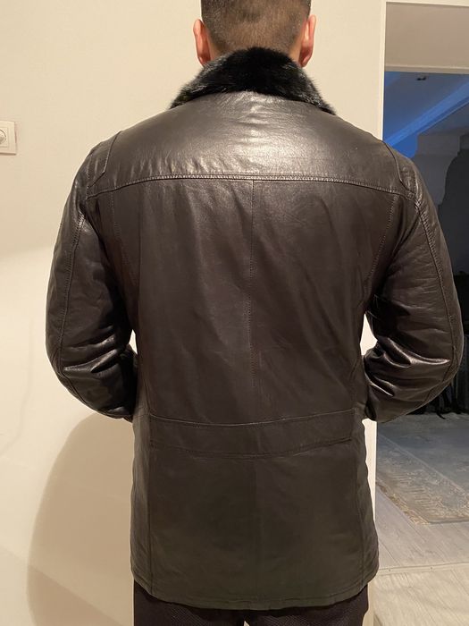 Кожаная дубленка в идеальном состоянии!