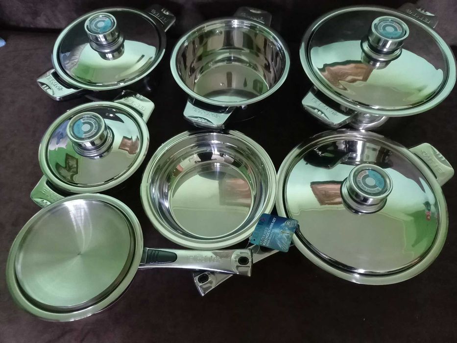 SET Oale din Inox BNM 17 piese si accesorii pentru gatit