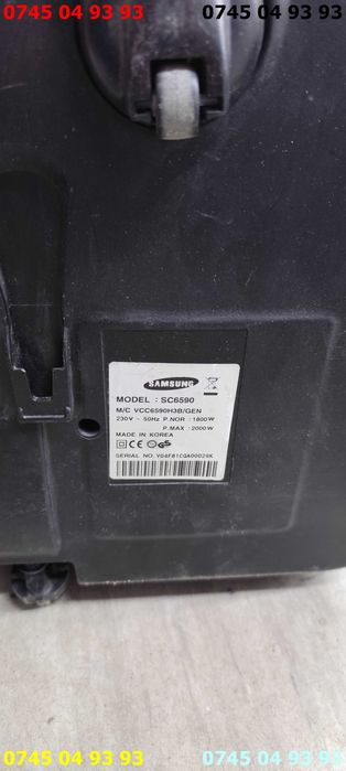 aspirator samsung pentru piese SC6590 porneste dar face zgomot