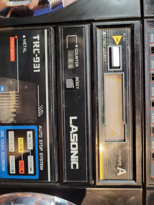LASONIC TRC-931 Radio Casetofon Vintage Jumbo BOOMBOX. Functioneaza