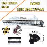 НОВ МОДЕЛ 70 cm 240W 12D ULTRASLIM LED BAR в комплект с окабеляване