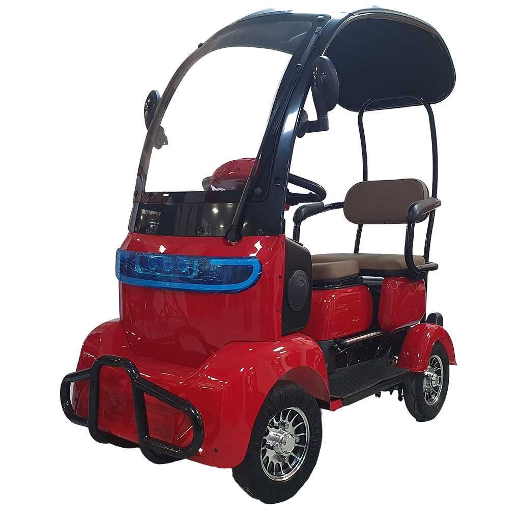 Електрическа четириколка EcoWay X3 с покрив 72V/20Ah, USB, MP3, Блутут