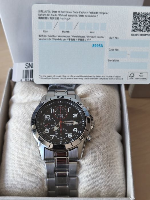 Seiko Chronograph SND375P1 Japan