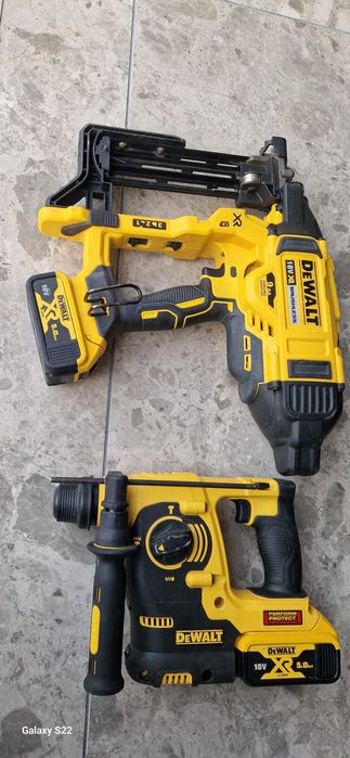 Dewalt rotopercutor, pistol de capse pe acumulator
