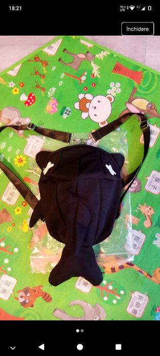 Rucsac in forma de rechin Shein nou