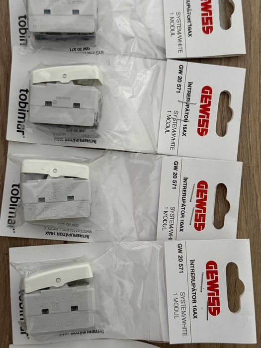 Gewiss – Prize + Întrerupătoare (noi, sigilate) GW202023 si GW20571