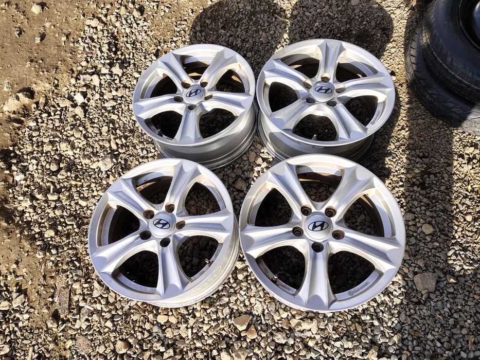 4бр.АЛУМИНИЕВИ ДЖАНТИ 16ки за HYUNDAI 5x114.3 6,5j et45