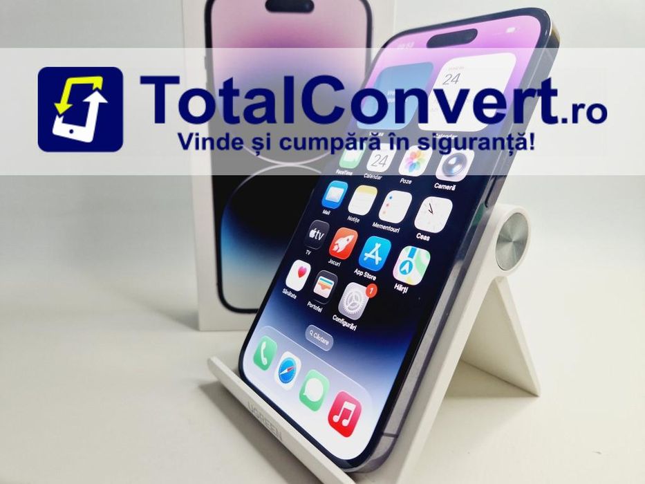 Apple iPhone 14 Pro 128GB Deep Purple 6GB, Garantie 24 luni | #R87857
